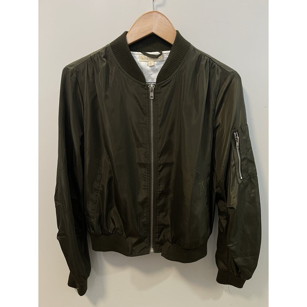 Hot & Delicious Green Jacket Size L NWOT